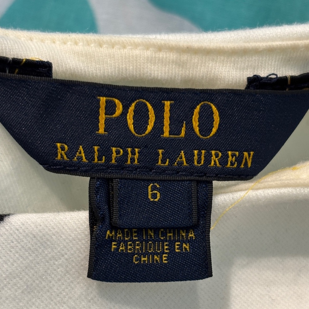 Polo Ralph Lauren Striped Fit n Flare Ponte Dress, Sleeveless Size 6 Black White - Picture 2 of 8